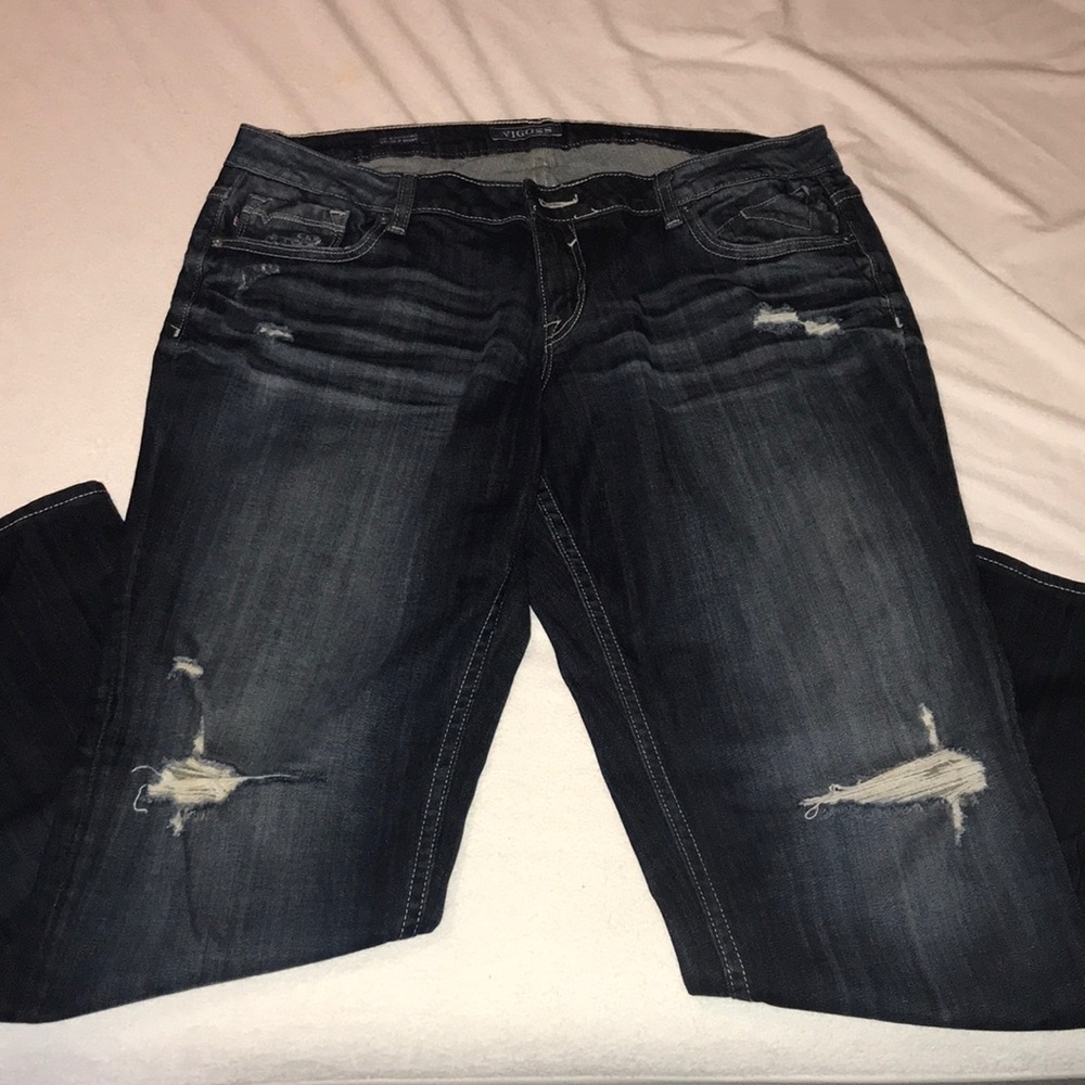Vigoss-The boyfriend rolled up skinny jean